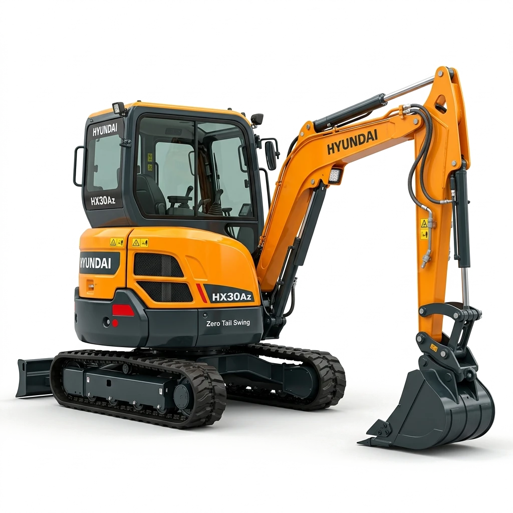 Hyundai HX30Az mini excavator