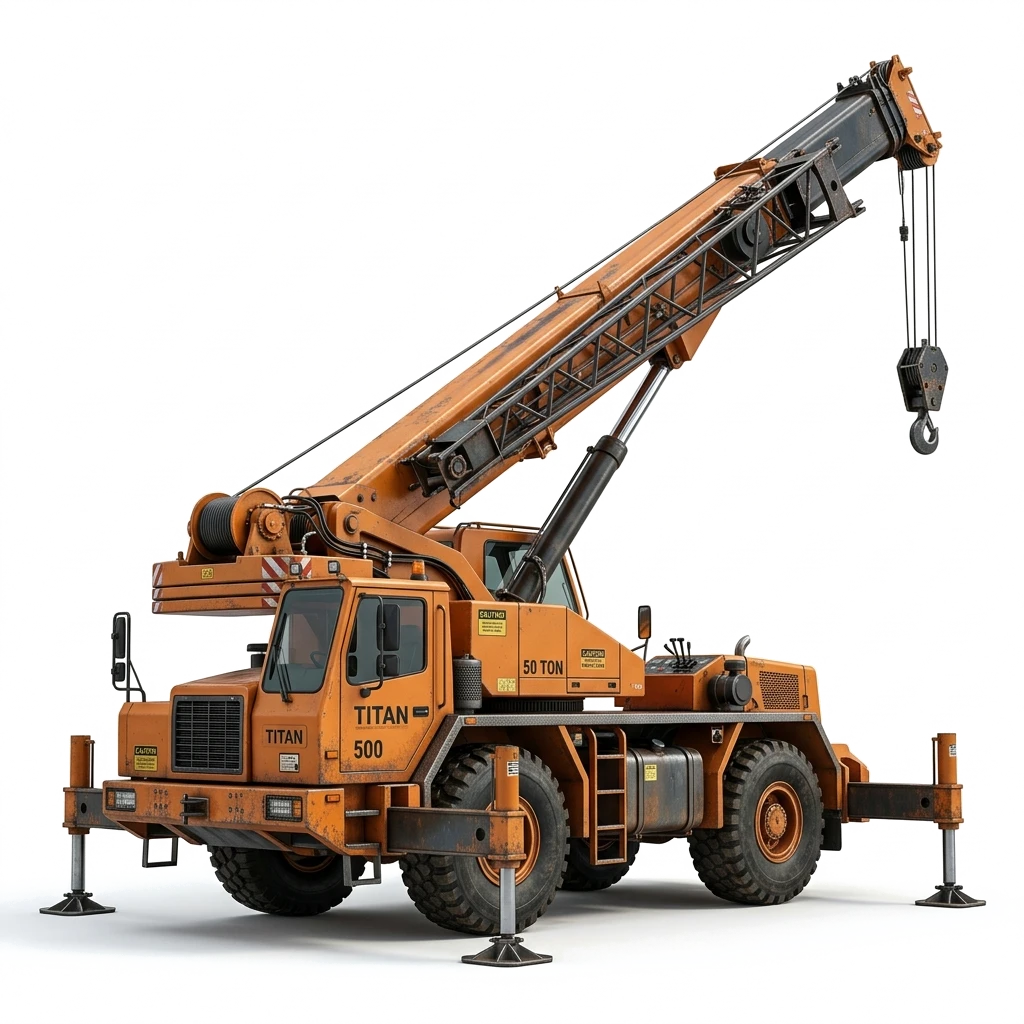 50T mobile crane